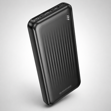 Повербанк Borofone BJ78 10000 мАг, USB + Type-C, Li-Pol, 2 пристрої, чорний RS-99 фото