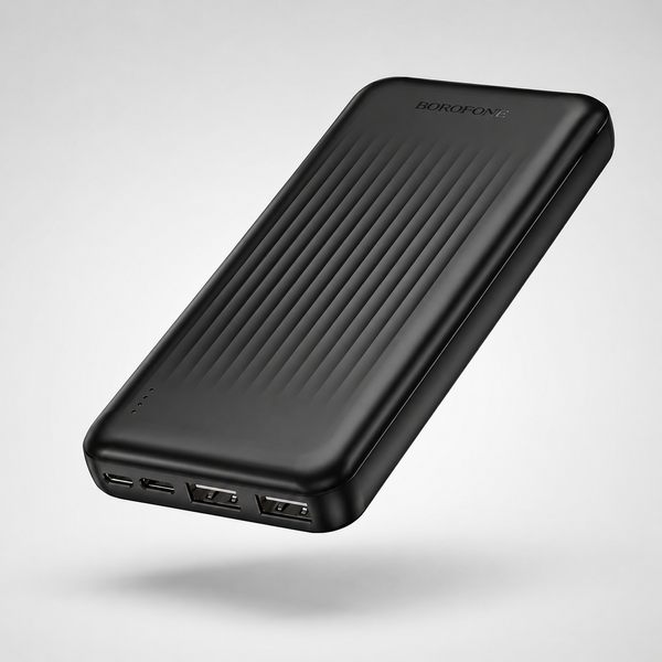Повербанк Borofone BJ78 10000 мАг, USB + Type-C, Li-Pol, 2 пристрої, чорний RS-99 фото