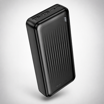 Повербанк Borofone BJ78A 20000 мАч, 10 Вт, 2&times;USB, USB-C + Micro-USB, черный RS-100 фото