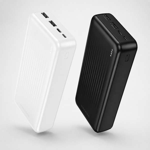 Повербанк Borofone BJ78A 20000 мАч, 10 Вт, 2&times;USB, USB-C + Micro-USB, черный RS-100 фото