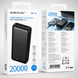 Повербанк Borofone BJ78A 20000 мАч, 10 Вт, 2&times;USB, USB-C + Micro-USB, черный RS-100 фото 5