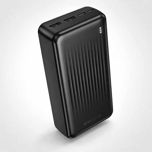 Повербанк Borofone BJ78B 30000 мАг, 2&times;USB, Type-C + Micro-USB, LED-індикатор, чорний RS-101 фото