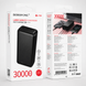 Повербанк Borofone BJ78B 30000 мАг, 2&times;USB, Type-C + Micro-USB, LED-індикатор, чорний RS-101 фото 5