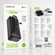 Павербанк BOROFONE BJ57B Graceful 30000 mAh со встроенными кабелями Type-C/Lightning, быстрой зарядкой PD/QC 3.0 и LED-индикатором RS-90 фото 3